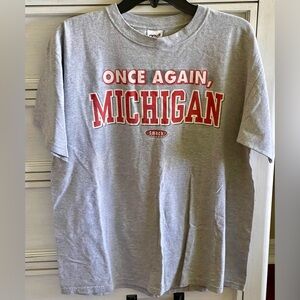 Once Again Michigan is our Bichigan Gray Men’s Large T-Shirt Preowned